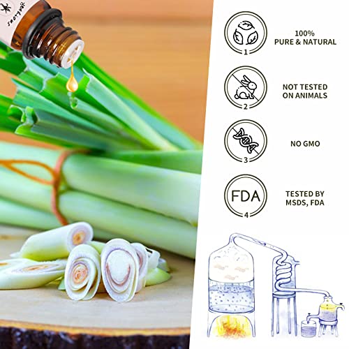 Aceite Esencial Orgánico de Lemongrass 10ml miniatura 3