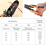 185mm wielofunkcyjne szczypce do ściągania izolacji szczypce do zaciskania ściągacz do przewodów zaciskanie cięcie elektryk narzędzie ręczne