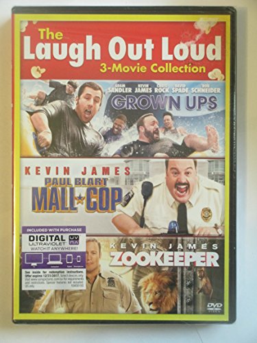 Grown-Ups/Paul Blart: Mall Cop/Zookeeper - The Laugh Out Loud 3-Movie Collection (Dvd & Digital Copy)