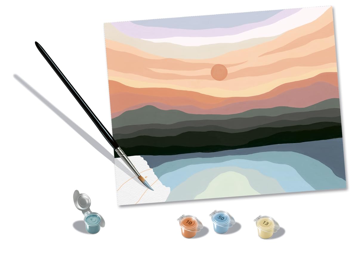 Ravensburger Malen nach Zahlen 23515 - Minimalistic Landscape - ab 12 Jahren
