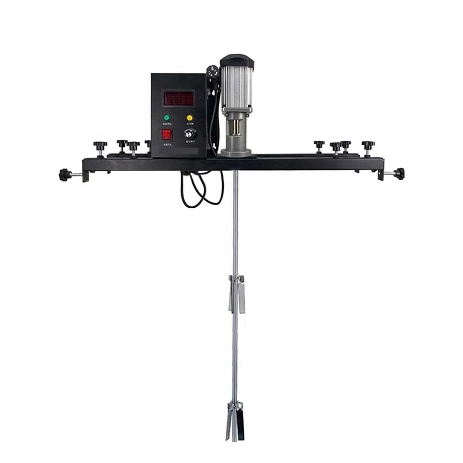 Mezclador de tanque eléctrico IBC Agitador industrial 1000L IBC, 220V, protección contra sobrecalentamiento 1-5000mPa Viscosidad para líquido químico para tanque IBC de 1000L / barril 200L (tanque IBC