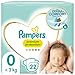 Pampers Baby Windeln Größe 0 (<3kg) Premium Protection, Newborn Micro, 22 Stück, bester Komfort und Schutz für empfindliche Haut