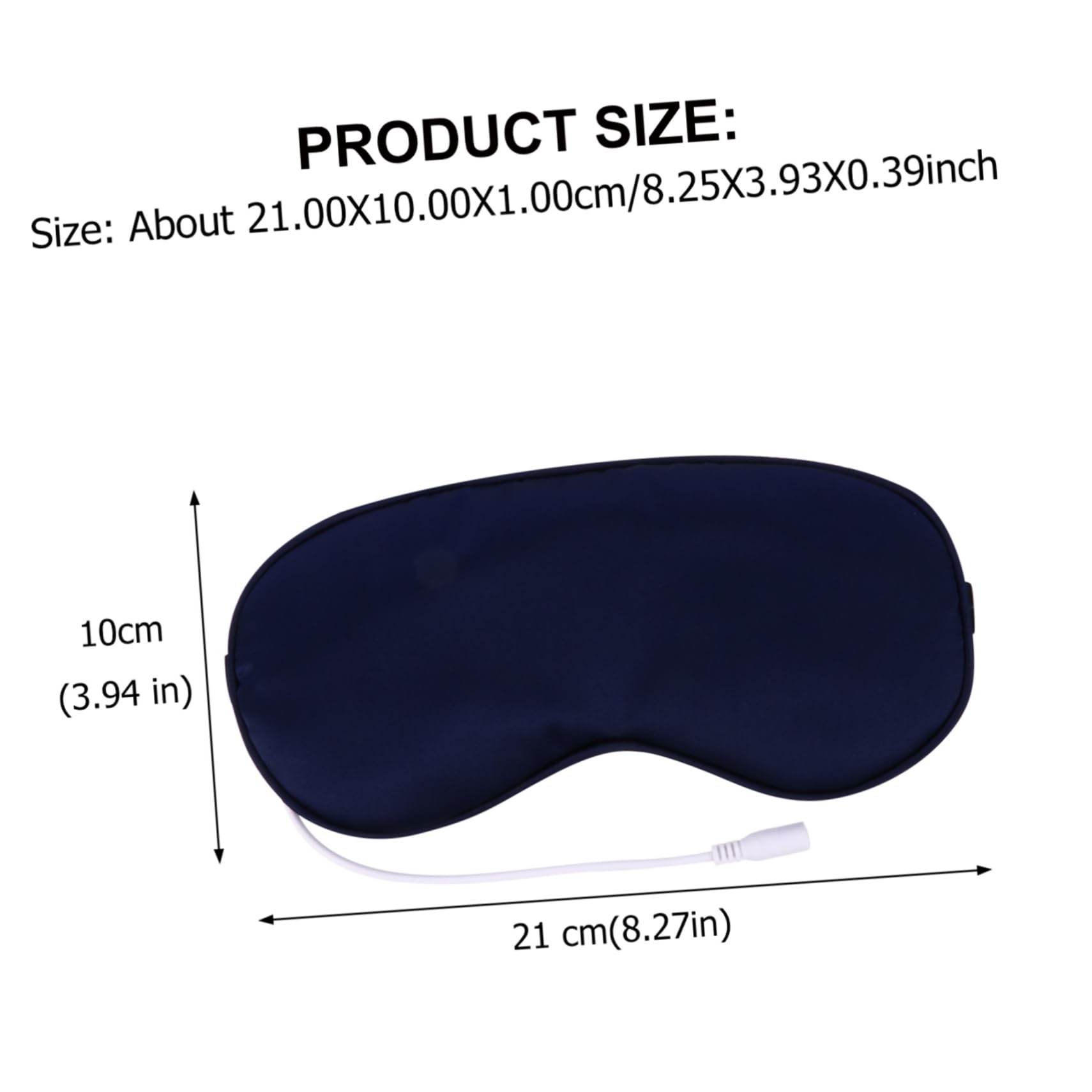 Didiseaon Constant Temperature Steam Eyeshade Sleep Heating Mask USB Adjustable Warm Heated Eyelids Steam Eyes Patch Lavender Eye Pad Blue Polyester