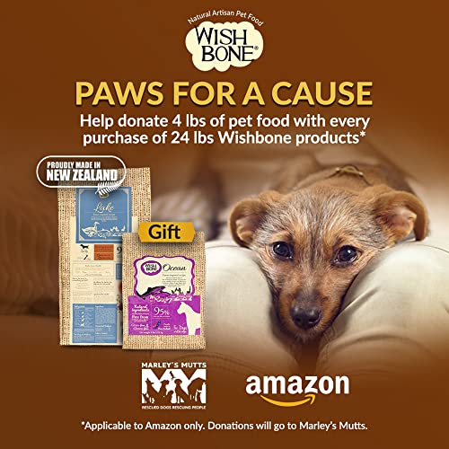 Wishbone Lake Duck Dry Dog Food - High Protein, Rich In Taurine, Grain Free, Gluten Free Duck Dog Kibble, New Zealand Duck Recipe Dog Food - 24 Pounds #TOP1