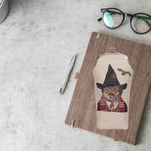 Image of Signare Tapestry Glasses Case for Women Eyeglass Case with Fashion Pattern Design