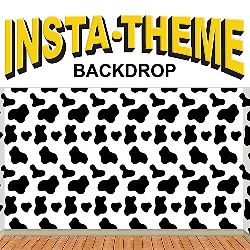 Beistle Cow Print Backdrop Party Accessory, 4-Feet By 30-Feet #TOP3