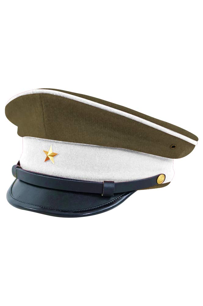 大日本帝国陸軍将校制帽当時物旧日本軍帽子 第二次世界大戦 日本帝国