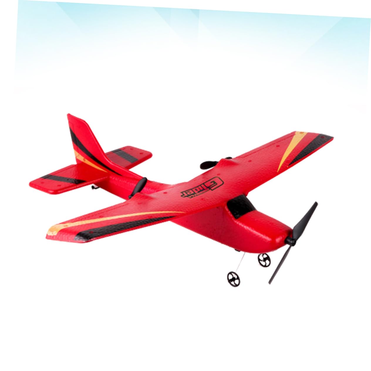 ibasenice Aereo Telecomandato Aliante 2.4g 6 Assi Stabilizzatore Integrato in Schiuma Epp Leggero e Facile da Trasportare per Bambini