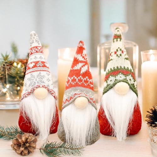 Weihnachtswichtel 3er Set Wichtel Figuren Weihnachten Dekoration...