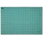Cutting Mat Craft Mat Flexible Non Slip Craft Cutting Mat with Accurate Guide Grid Lines Design for Cutting Fabric, Paper, and Cards Double Sided self-Healing Cutting mat, Green