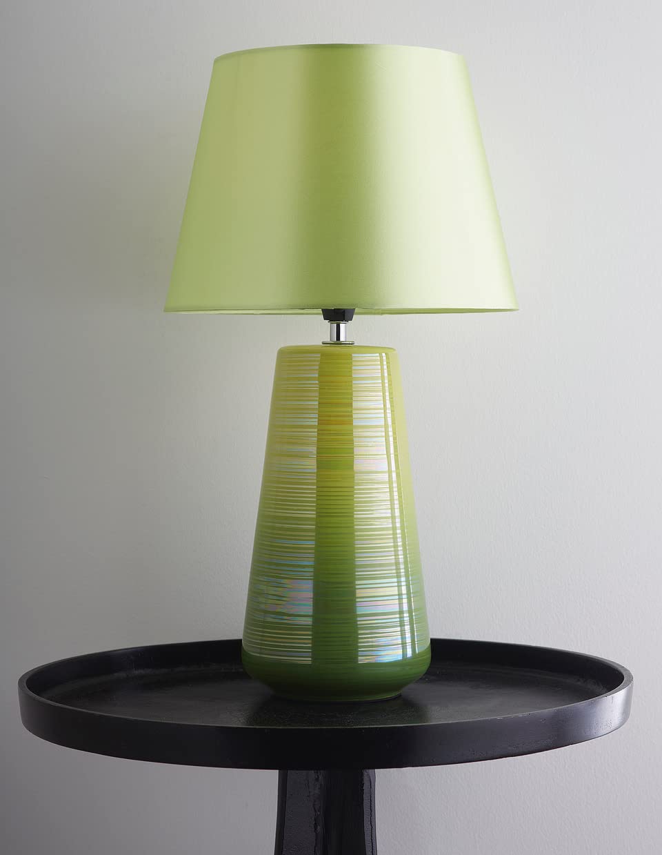 K Living Green Canada 45Cm Ceramic Table Lamp With Matching Shade