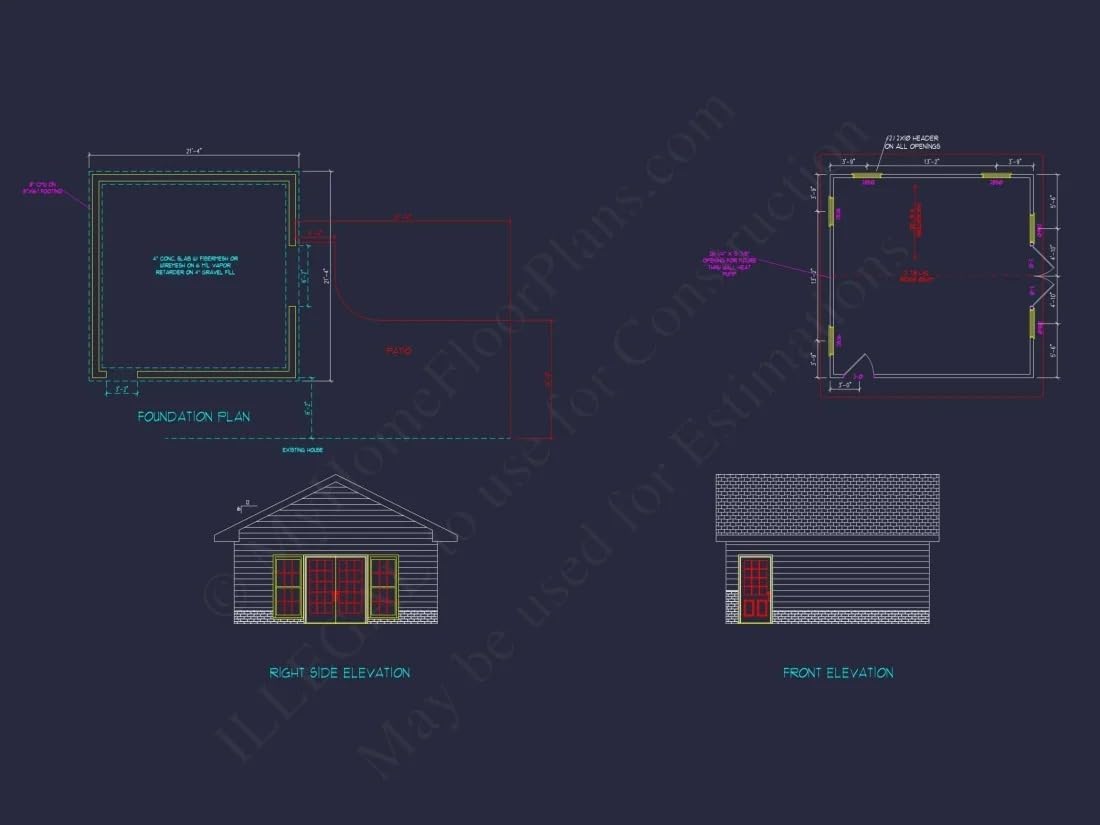 20-1303 Workshop Plan - Compact Workshop Plan with CAD Blueprint Architecture