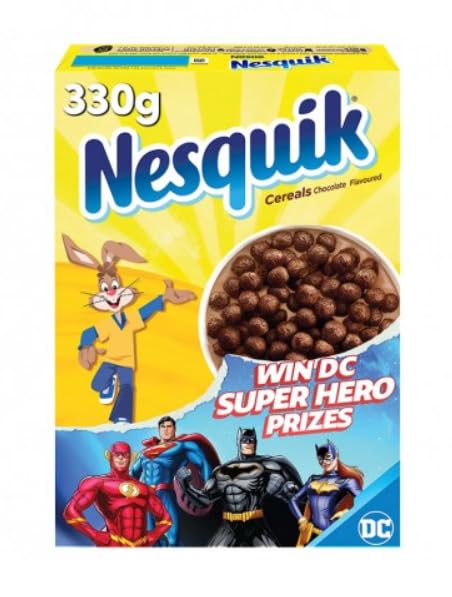 Nesquick Chocolate Cereal Delicious Whole Grain With Fiber Helthy Snacks 330gm