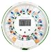 VitaWorks Automatic Pill Dispenser – 28-Day Portable Medication Planner and Organizer – Dispense Vitamins and Tablets Up 6 Times Per Day – Includes Flashing Light, Alarm and Safety Lock