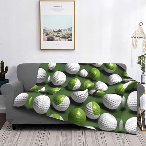 Couverture de lit imprimé balle de golf pour dormir au chaud - 5