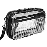 El bolso transparente tiene una correa ajustable y una correa de mano extraíble, la longitud de la correa se puede ajustar de 24.4 a 47.2 pulgadas, para diferentes estilos como un bolso cruzado y bolso de hombro, y bolso de mano.