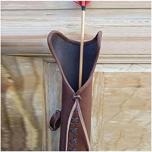 Faretra Laterale In Pelle Per Frecce - Cintura Vita/Anca - Carol Archery 12#AQ117-F