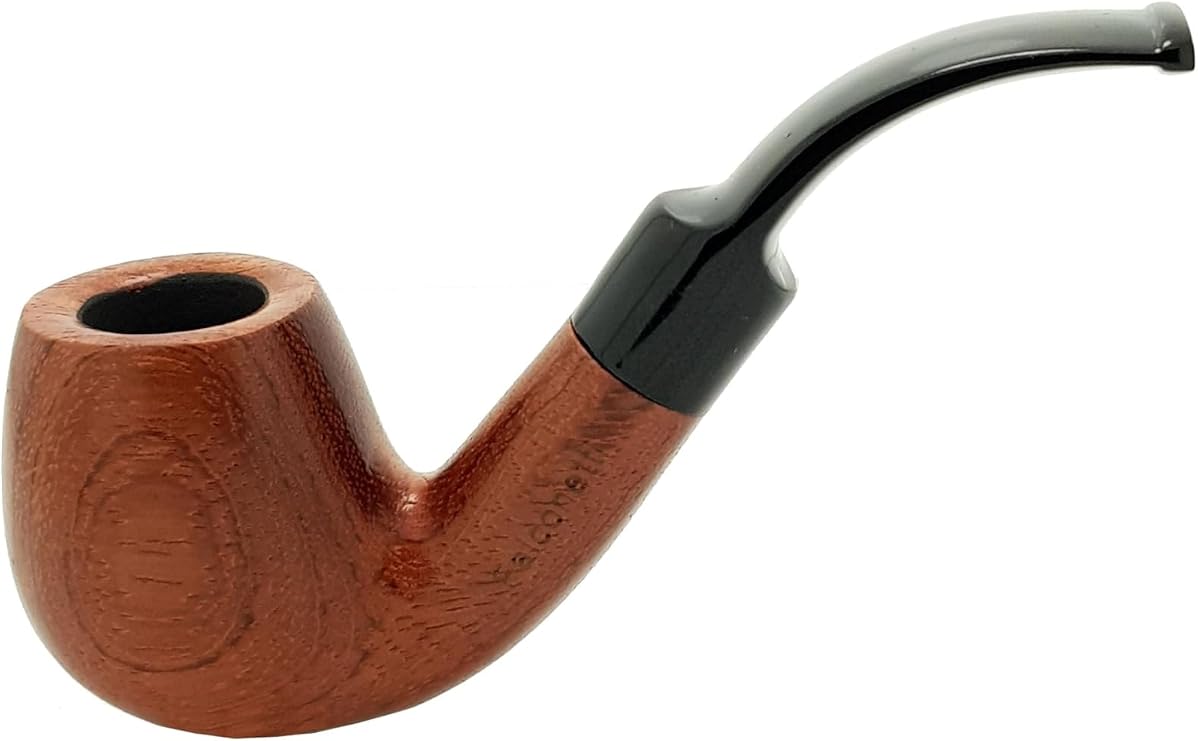 Falconetti 9 mm. Halkalı Maun Ahşap Pipo py57