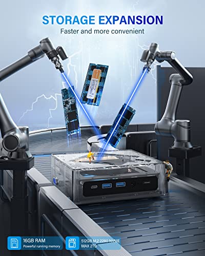 Image of KAMRUI E3B Mini PC Ryzen, AMD Ryzen 7 5700U Mini Gaming PC(8C /16T, Up to 4.3GHz), 32GB DDR 512GB SSD Mini PC Gaming, Dual LAN Support 4K@60Hz Triple Display WiFi6 /BT5.2 /DP1.4 /USB3.2