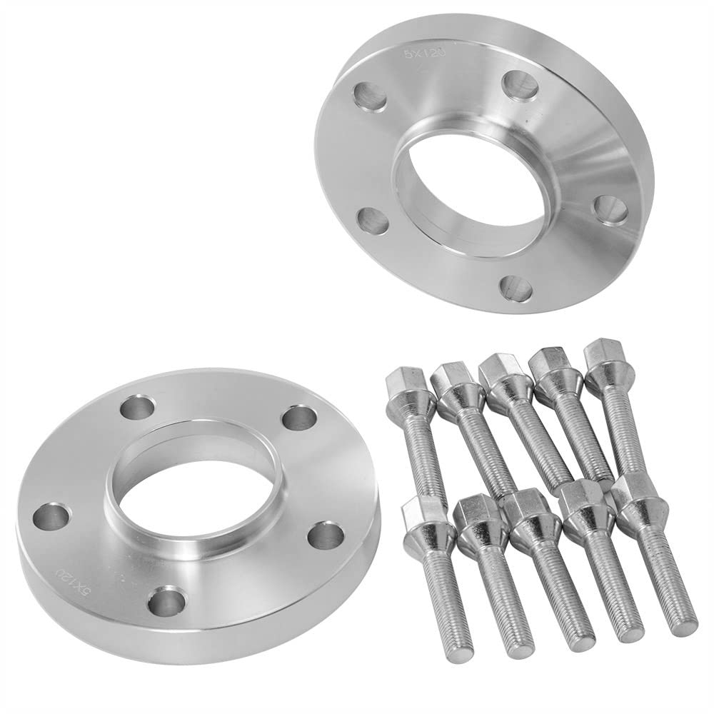 20mm 5x120 Hubcentric Wheel Spacers Adapters with Bolts 4pcs 72.6mm 12x1.5 Compatible with BMW E28 E34 E36 E46 E90 E91 E60 330i 330xi 318i 323i 325i 328i 335i 525i 545i product thumbnail 3