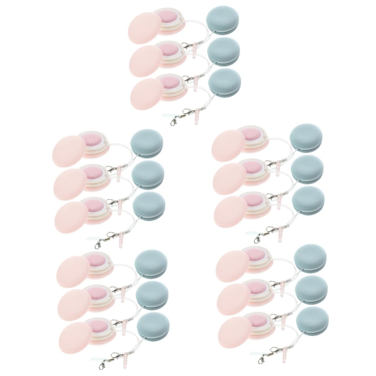 30pezzi Panni Microfibra Per Pulizia Occhiali e Schermi Formato Macaron Per Smartphone Laptop e Fotocamera