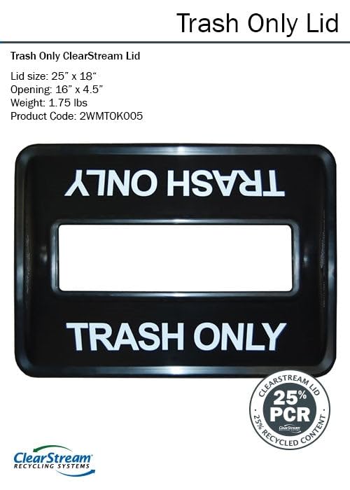 Zero Waste Event Trash and Recycling System | Portable Trash and Waste Bin | Great for Events, Festivals, Schools - 5 Pack - Black