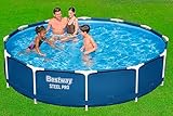 Bestway Steel Pro Frame Pool ohne Pumpe Ø 366 x 76 cm, dunkelblau, rund - 8