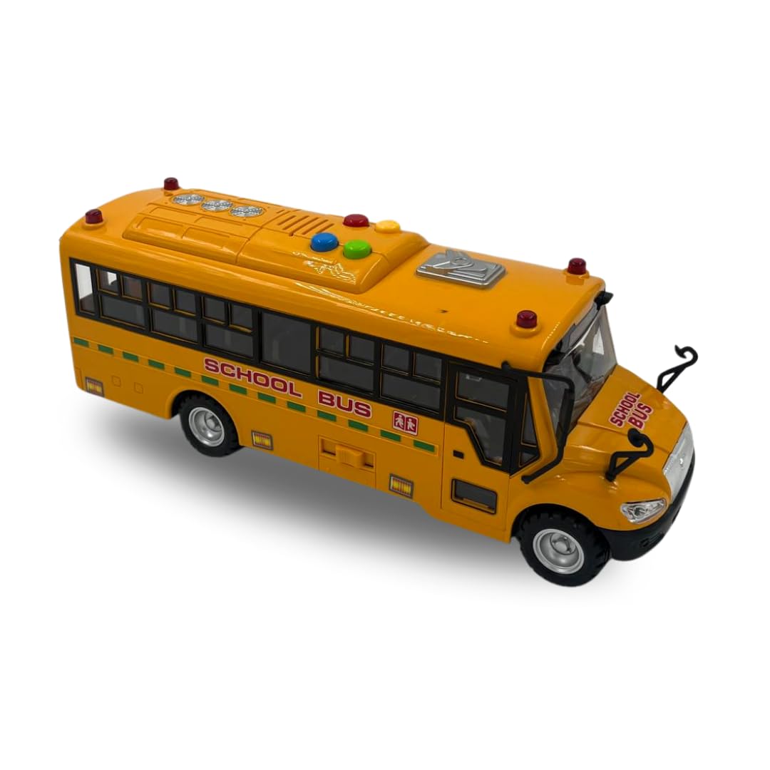 Ohotoys Trusted Realistic School Bus Toy for Kids School Van/Bus with Lights & Sounds, Sturdy & Fun Transportation Vehicle for Kids 3-10 Years | Yellow (B0DBR7S9P7) Amazon Price History, Amazon Price Tracker