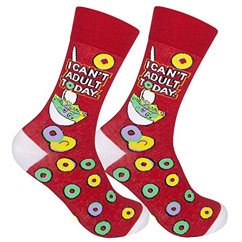 FUNATIC 'I Can't Adult Today' Novelty Crew Socks | Best...