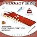 Leitee 1 Set Portable Pitching Mound Youth Baseball Pitching Mound Mobile Youth Training Pitchers Mound for Baseball Indoor and Outdoor Pitching Training and Practice (Red)