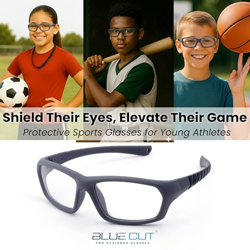 Image of BLUE CUT Sports Protection Goggles, Anti-Fog Lenses Safety Glasses for Basketball, Pickleball and All Outdoor Sports