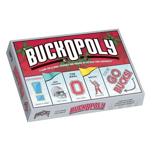 Late for the Sky Ohio State University Opoly-Style Board Game, Family and Alumni Gift, 2–6 Players, Campus Landmarks & Custom Tokens