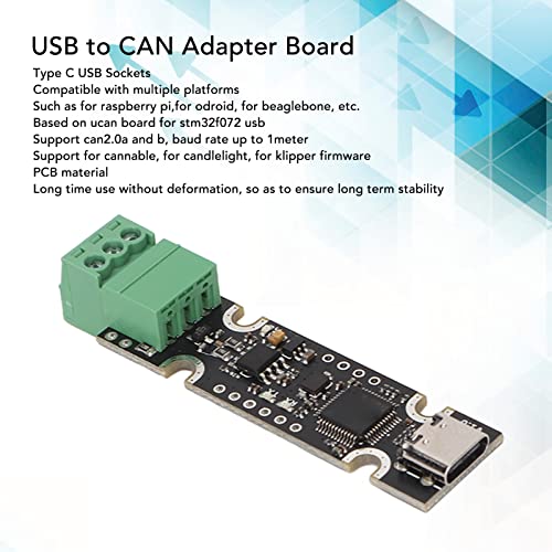 Druckerteile UCAN Board V1.0 Basierend auf STM32F072 USB-zu-CAN-Adapter Typ C-Schnittstellenunterstützung auf CANable Candlelight für Klipper CANable Candlelight Klipperr Firmware – Bild 3