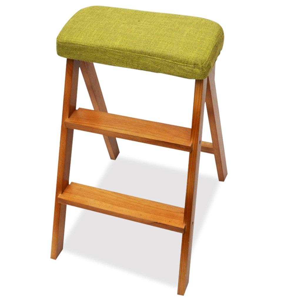 Taburete de paso de doble uso CHEWYNP y silla de escalera plegable multifunción para cocina
