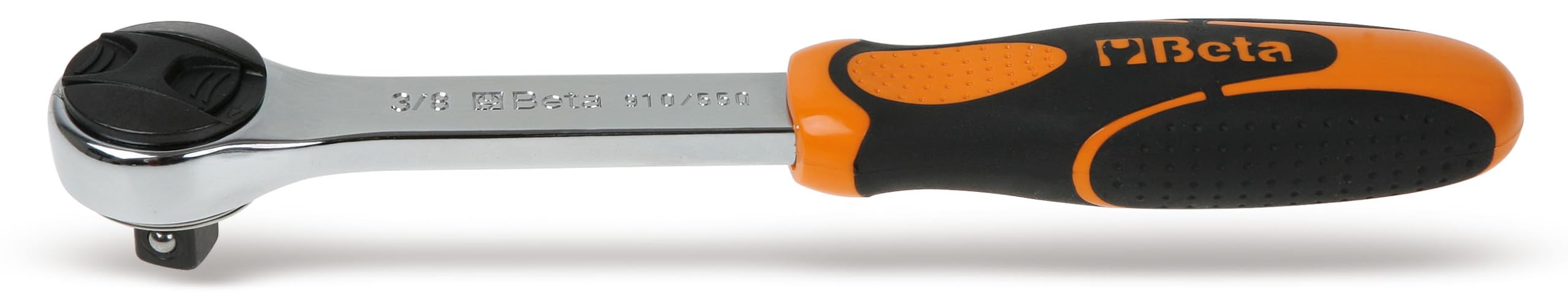 BETA 910/55Q - Cricchetto reversibile con attacco quadro maschio 3/8" cromato