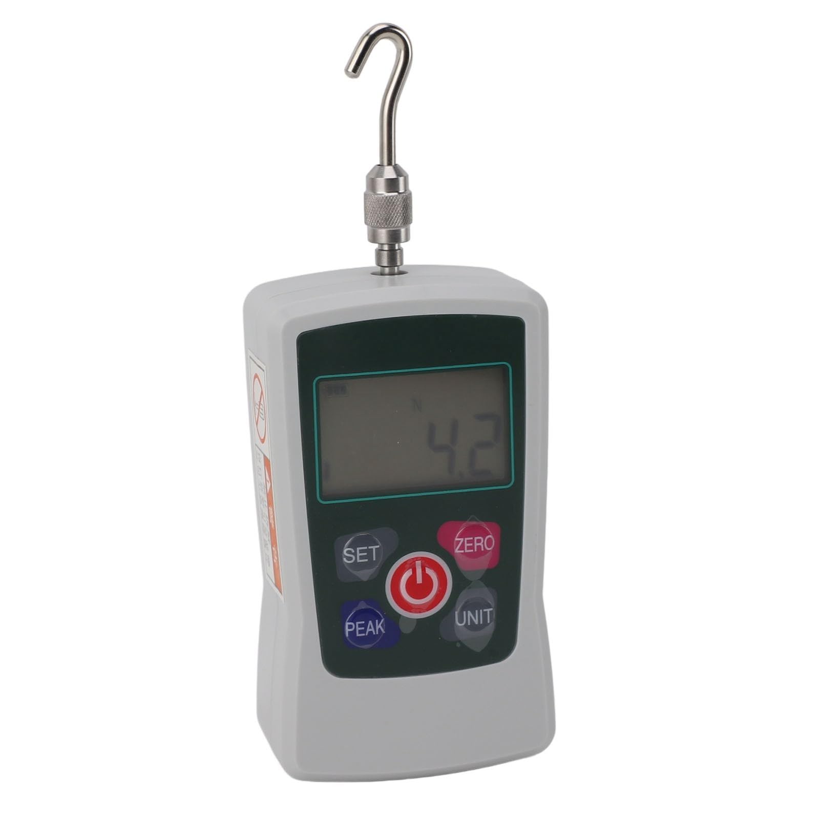 Luocute Misuratore di Digitale, Mini Push Pull Tester con Sensore Integrato per Meccanica dei Materiali, Sviluppo Prodotto, Controllo qualità, Misuratore di Digitale Push Pull Tester