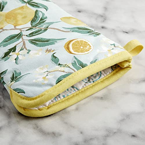 Martha Stewart Lemon Whimsy Oven Mitt 2-Pack Set, Yellow, 7"x13" by Martha Stewart - Image 3