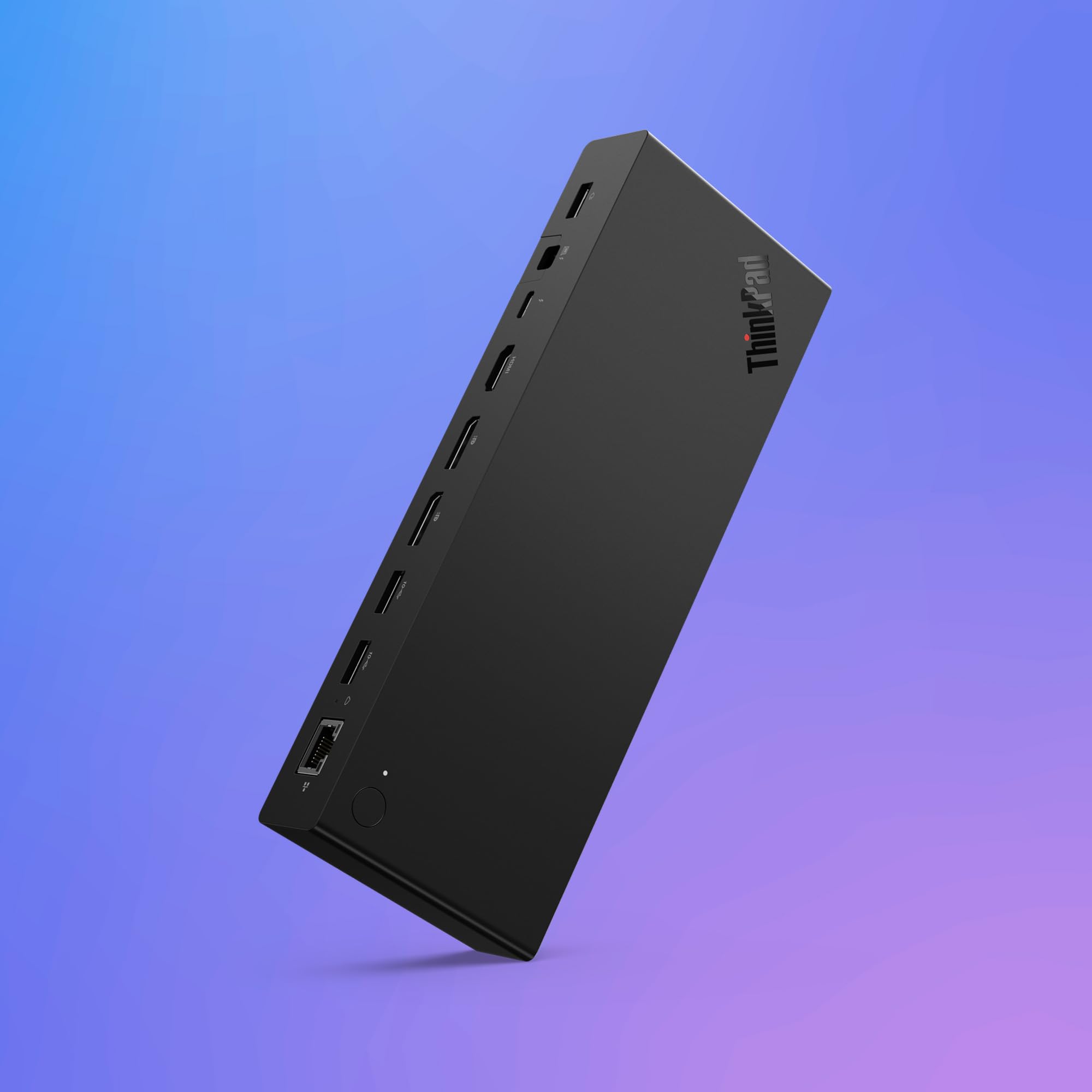 Lenovo ThinkPad Thunderbolt 4 Smart Dock Gen 2, Docking Station, Thunderbolt 4, Ricarica fino a 100W, Nero