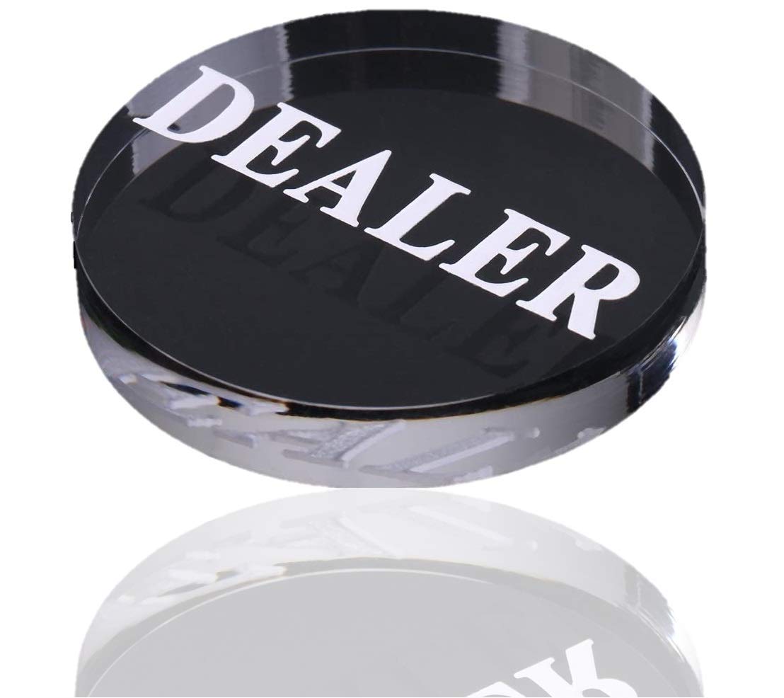 Amazon.co.jp: FUNEEK ポーカー ディーラー ボタン クリスタルガラス