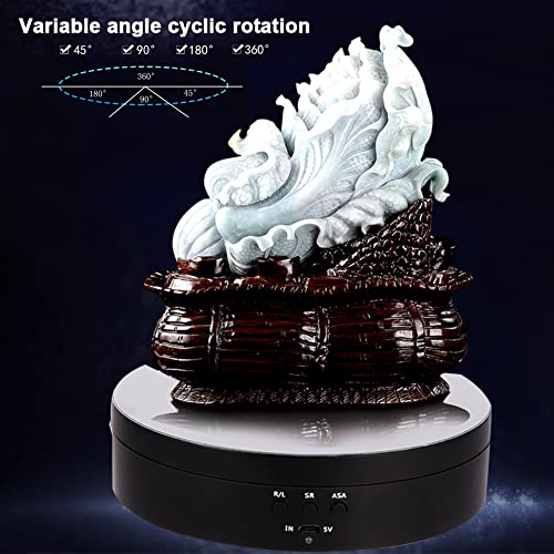 Hahhhha Rotating Display Stand, 360 Automatic Mute Rotating Turntable - Image 4