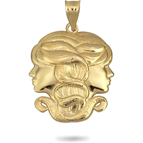 Zodiac Astrology Character Symbol Pendant 10K Gold Parent