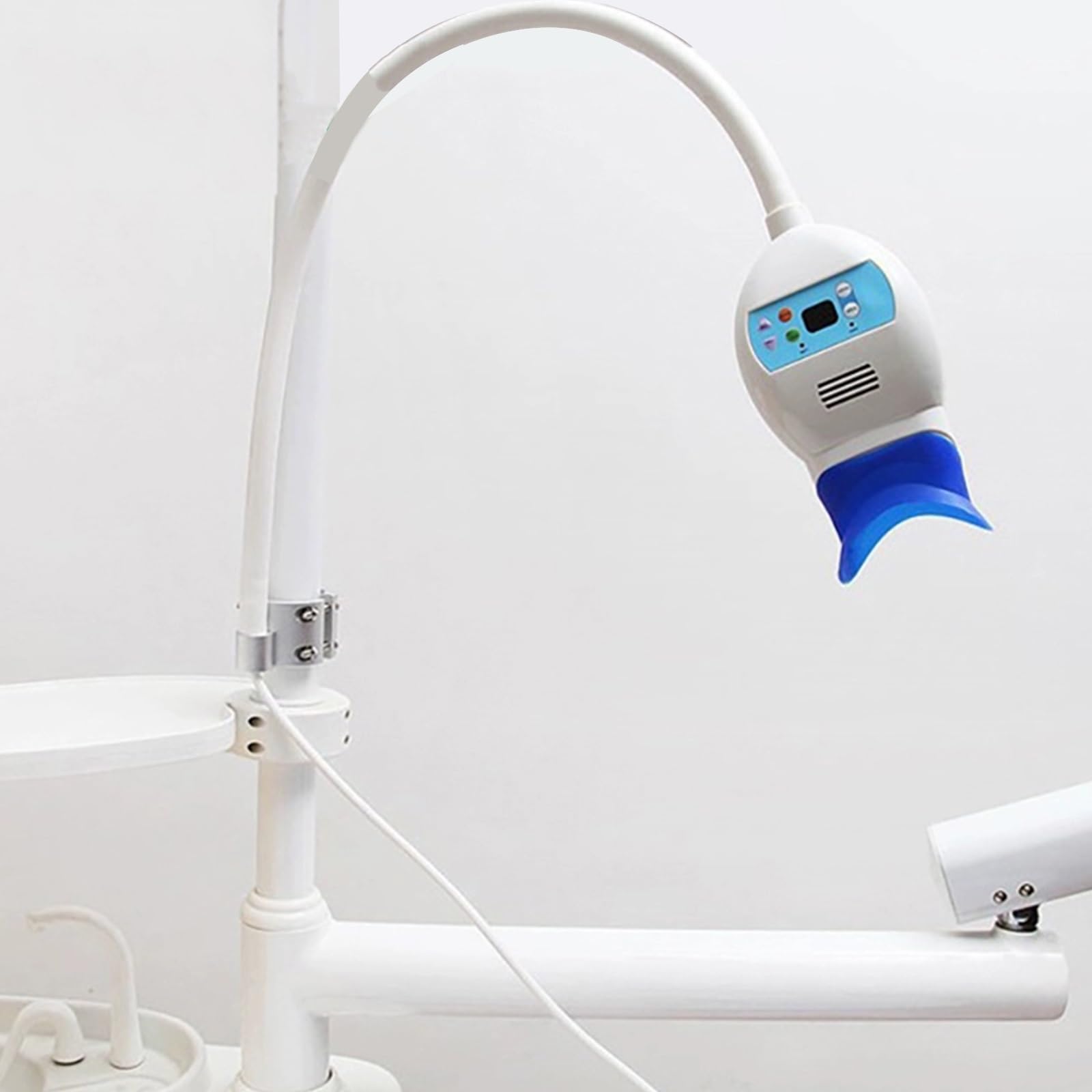 Jcgly Acceleratore di Sbiancamento Dentale a LED, Dispositivo Professionale per Lo Sbiancamento Dentale, da Fissare alla Poltrona Odontoiatrica(Blue)