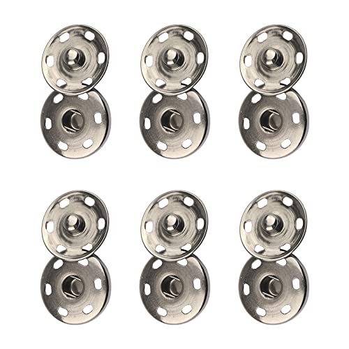 Ycnpeatt yiyi-01 Metall-Druckknöpfe 12er Set 15mm