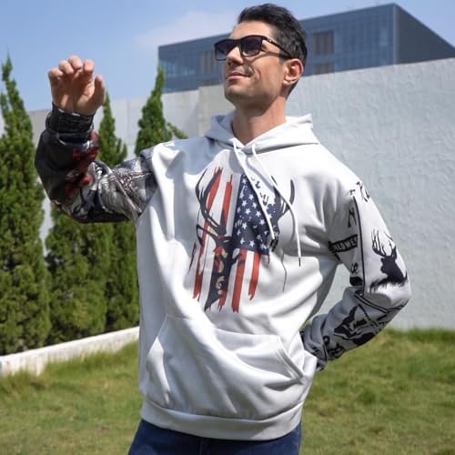 Bidobibo Graphic Hoodies for Men Western Aztec Oversized Sweatshirts Vintage Fleece Crewneck Big and Tall Hoodies Pullover2