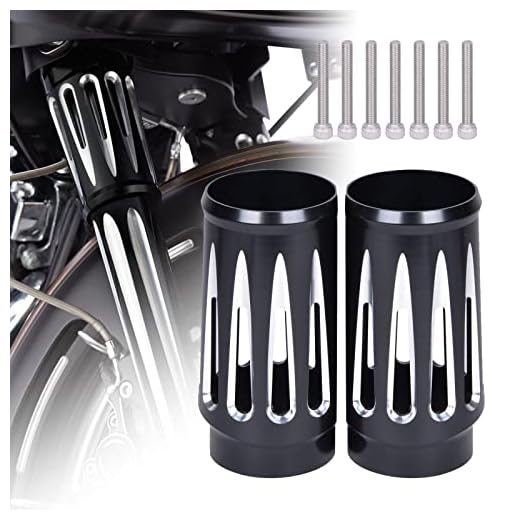 Stylish Fork Slider Covers for Harley