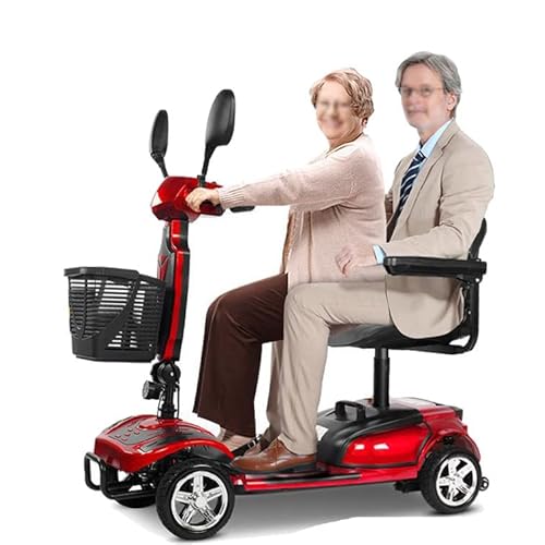 高齢者の電動 4 輪スクーター、3 速度調整、フロント ヘッドライト/トランペット、持久力: 20 km、負荷 150 kg、高齢者の旅行に,Bのサムネイル