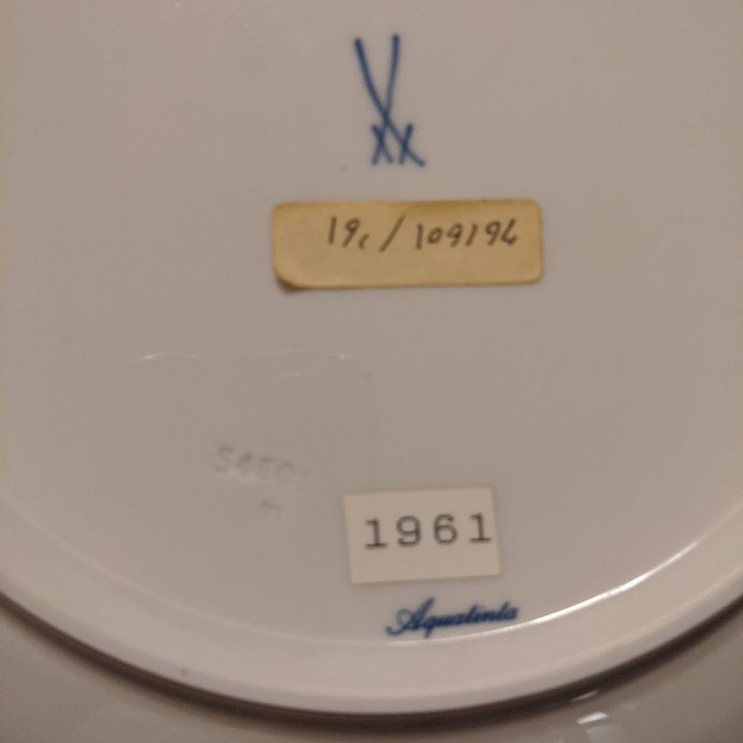 MEISSEN マイセン　イヤープレート　1961年 Amazon.co.jp: マイセン イヤープレート 1961年 アルブレヒト城