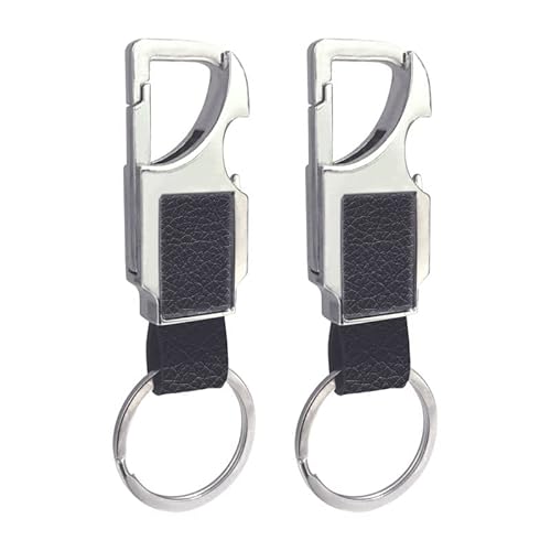 2 Pcs Llavero Abrebotellas Cerveza llaveros de coche Llavero de Metal Llavero de la Multifuncional Cover