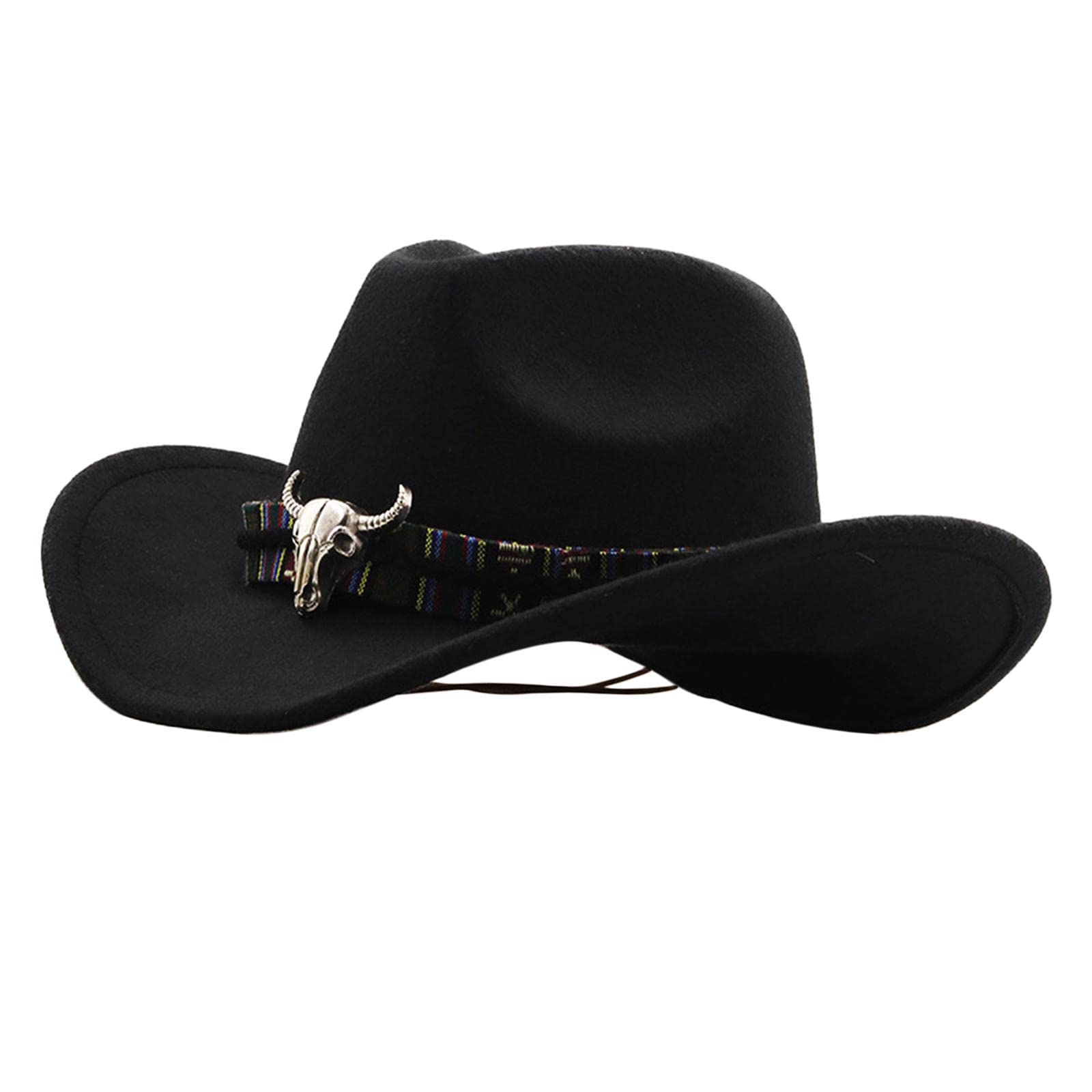 Western Cowboy Hat Party Favors Costume Dress up Holiday Dress Props Black Cowboy Hat|Western Hat|Stetson Hat|Wide Brim Hat|Straw Cowboy Hat|Felt Cowboy Hat|Rodeo Hat|Cowgirl Hat-image-16