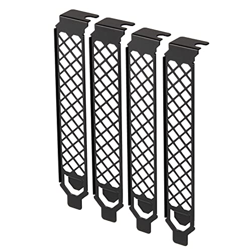 Image of Silverstone Technology AEROSLOTS Gen2 4-Pack Vented Expansion Slot Covers, Black, SST-AEROSLOTS2B